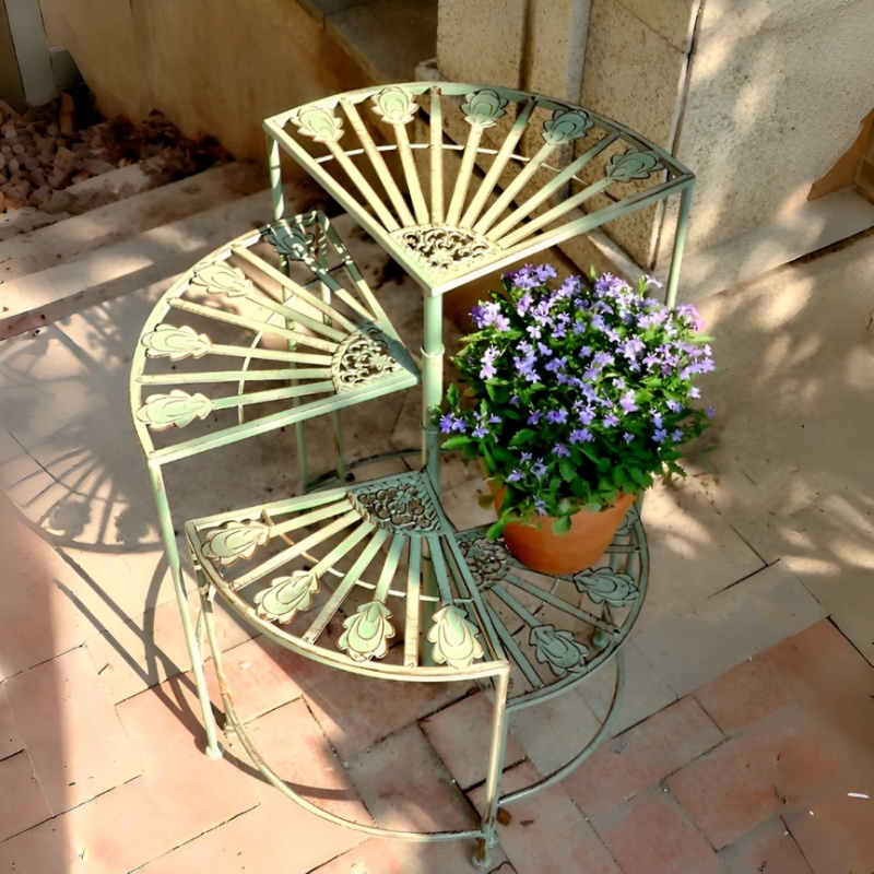Succulent Planter Pot - Вращающаяся железная подставка для цветов, многоуровневая