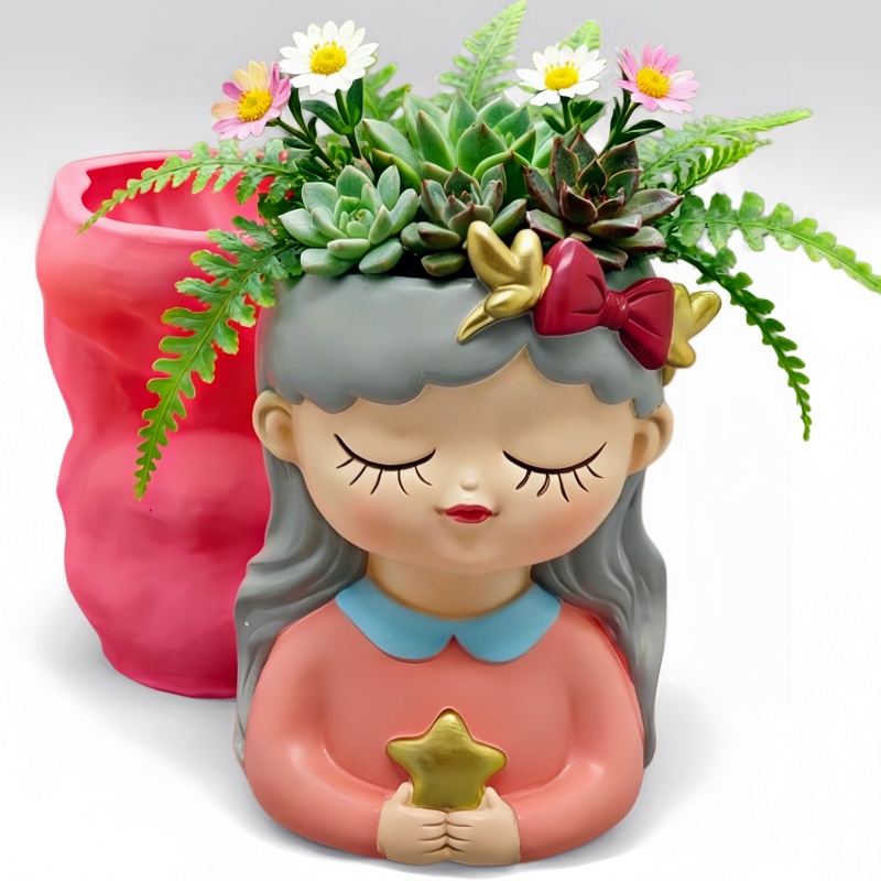 Succulent Planter Pot - Силиконовая форма для цементного цветочного горшка