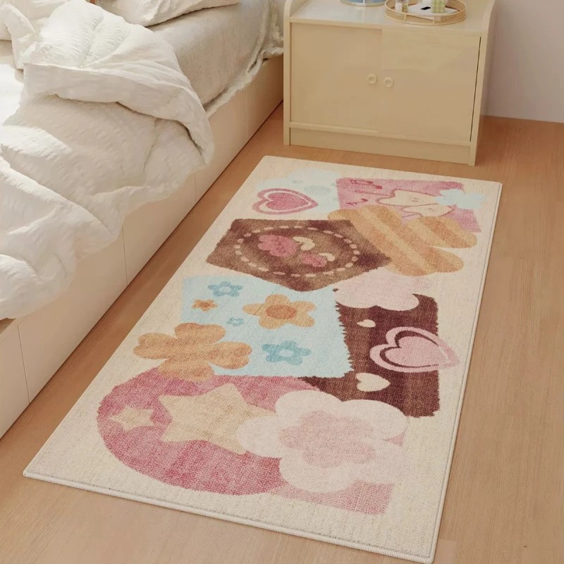 Home Decor Dopamine - Коврик VIKAMA Dopamine для спальни девочки,