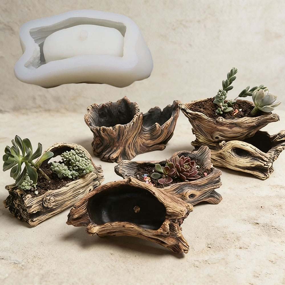Succulent Planter Pot - Силиконовая форма для бетонных кашпо в