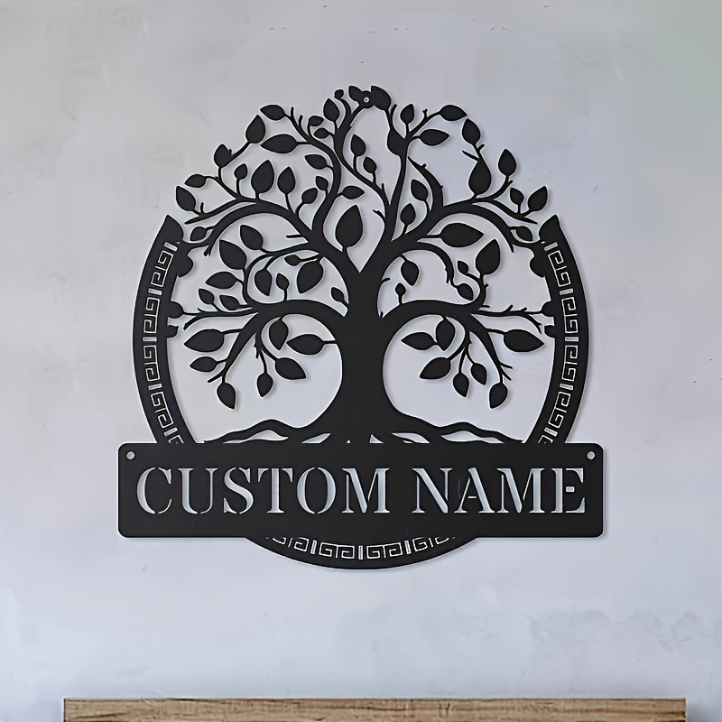 Home Decor Rustic - Металлическое настенное панно «Древо жизни» на