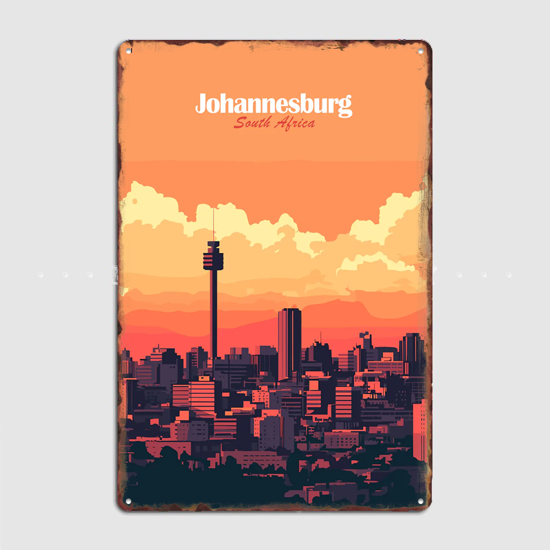 Home Decor Johannesburg - Постеры с видами на Джойнсберг, ретро-постеры