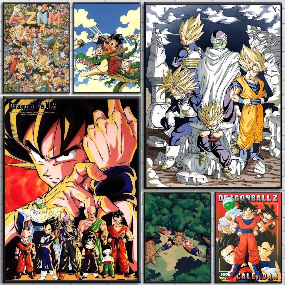 Geometric Wall Art - AZNM Dragon Ball Z, холст без