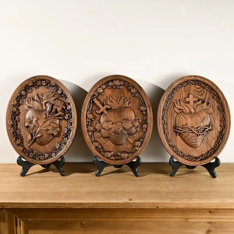 Home Decor Rustic - Резьба по дереву: Святое Сердце Иисуса,