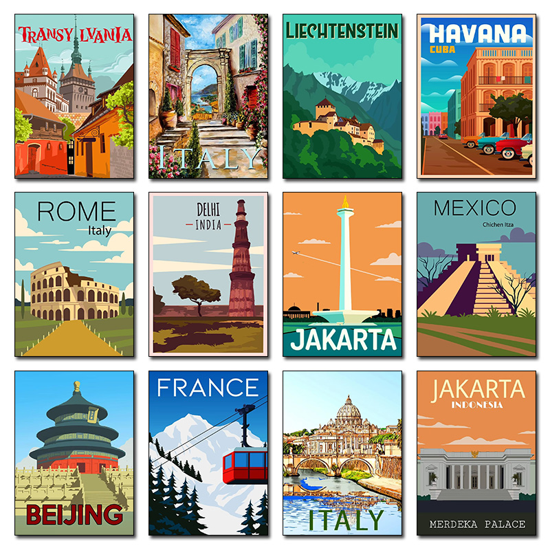Home Decor Jakarta - Современные городские достопримечательности: Пекин, Мексика, Италия,