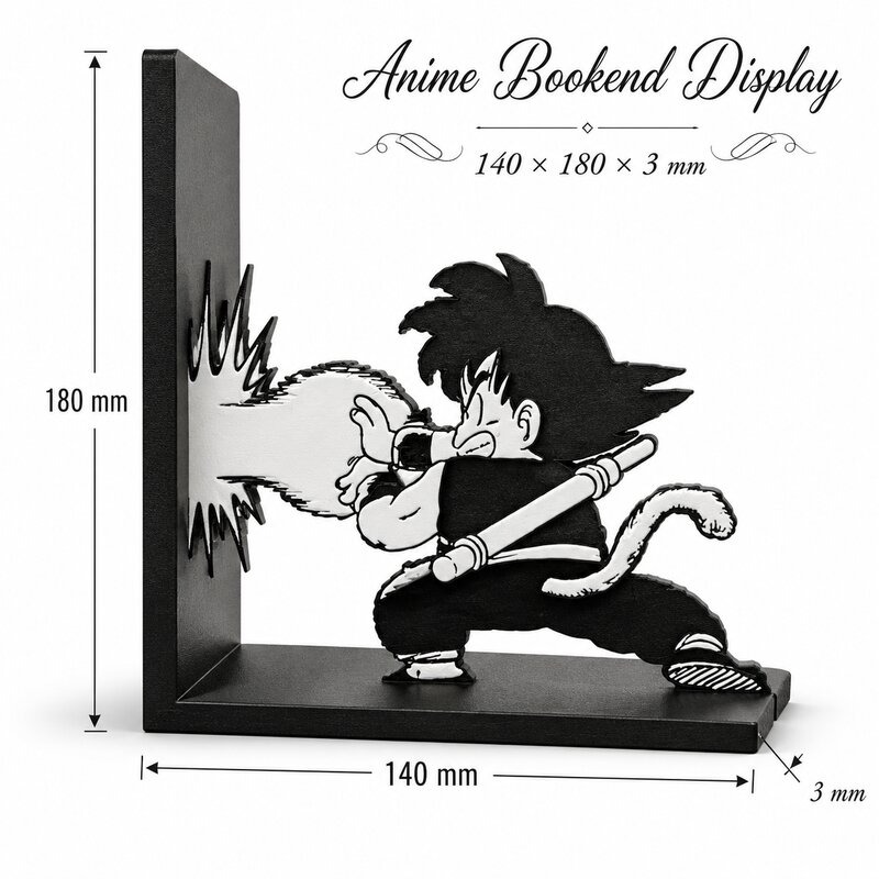 Aesthetic Bookend - Аниме-подставка для книг «Драгон Болл» с
