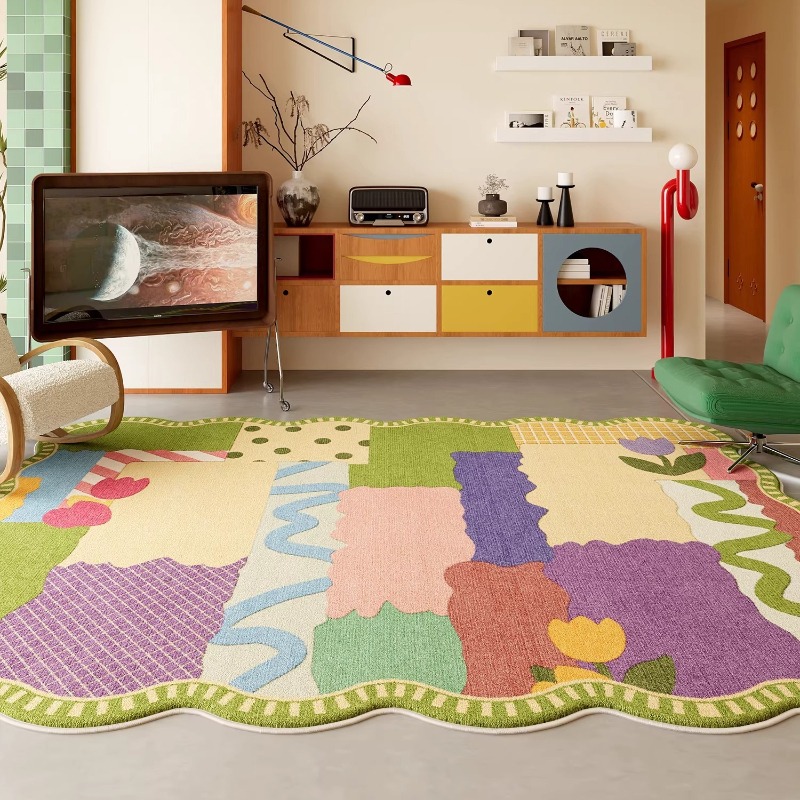 Home Decor Dopamine - Абстрактный ковер для гостиной в стиле