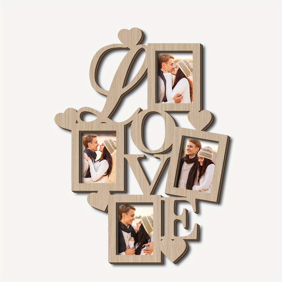 Home Decor Frames - Персонализированный романтический деревянный настенный декор, фоторамка