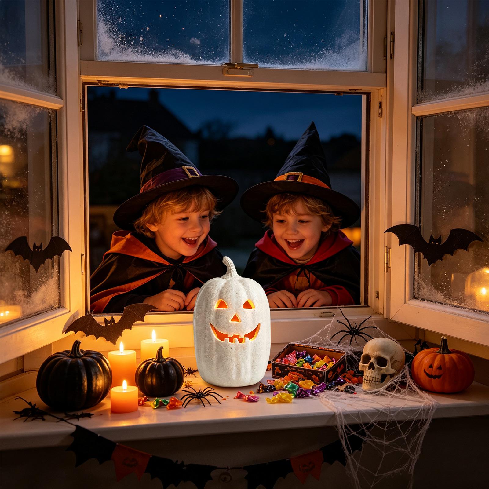 Home Decor Halloween - Декоративная тыква на Хэллоуин: Светильник-тыква ручной
