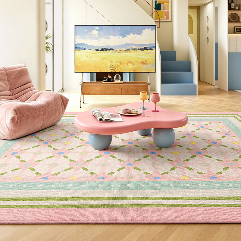 Большой розовый ковер для спал – обзор и цена Home Decor Dopamine