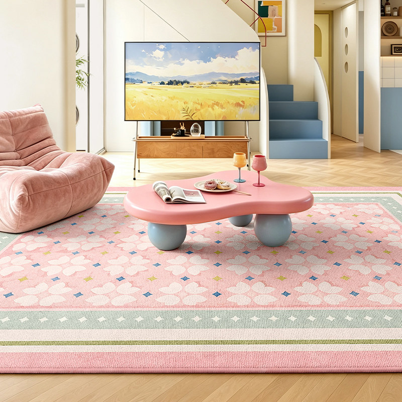 Большой розовый ковер для спал – обзор и цена Home Decor Dopamine
