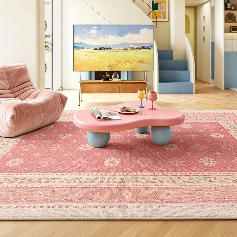Большой розовый ковер для спал – обзор и цена Home Decor Dopamine