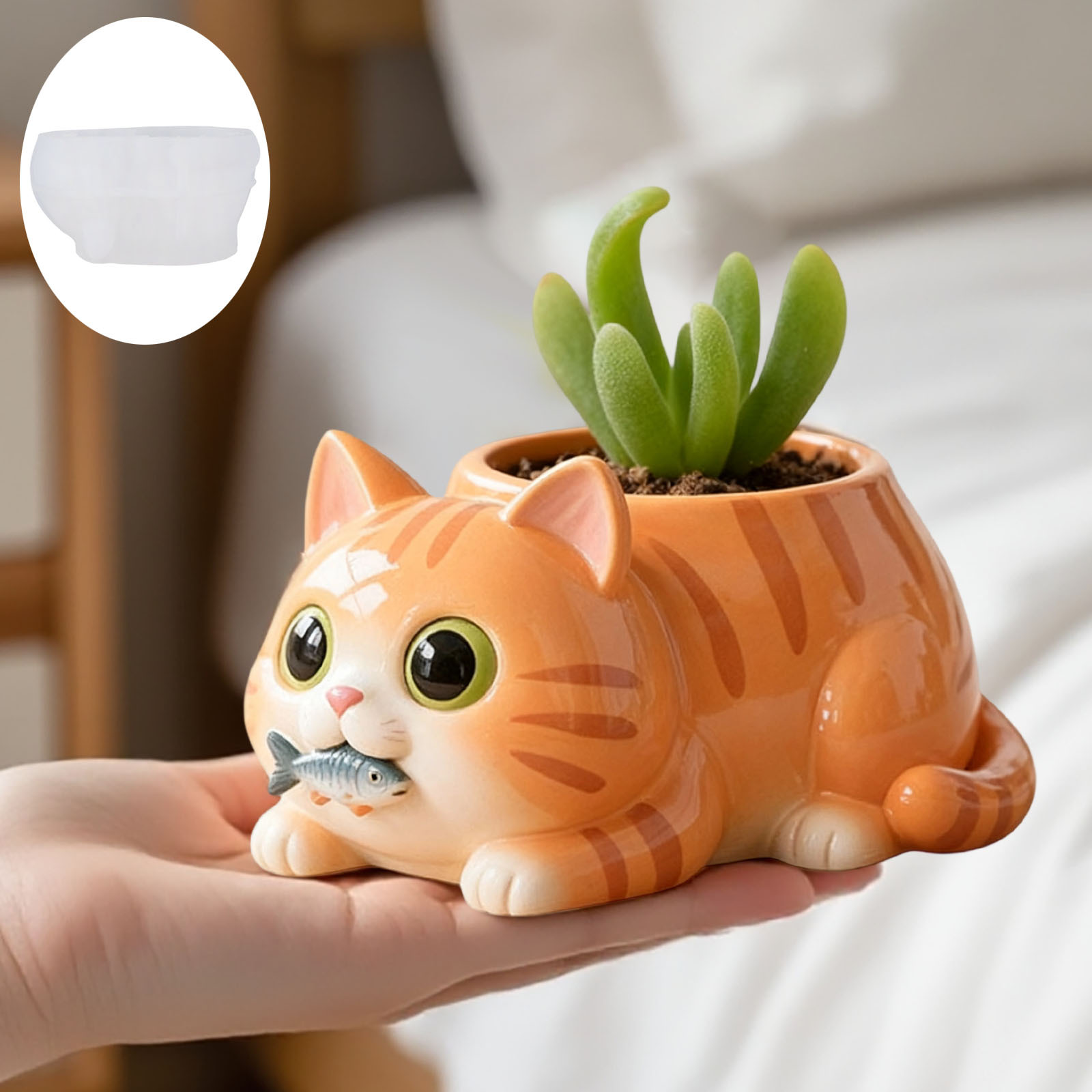Силиконовая форма для цветочно – обзор и цена Succulent Planter Pot
