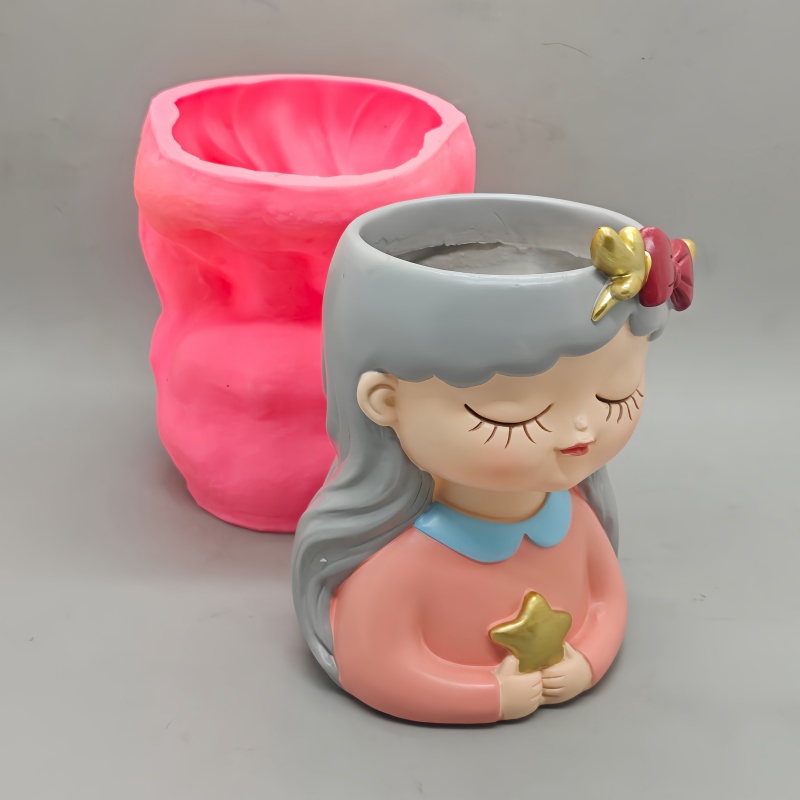 Силиконовая форма для цементно – обзор и цена Succulent Planter Pot