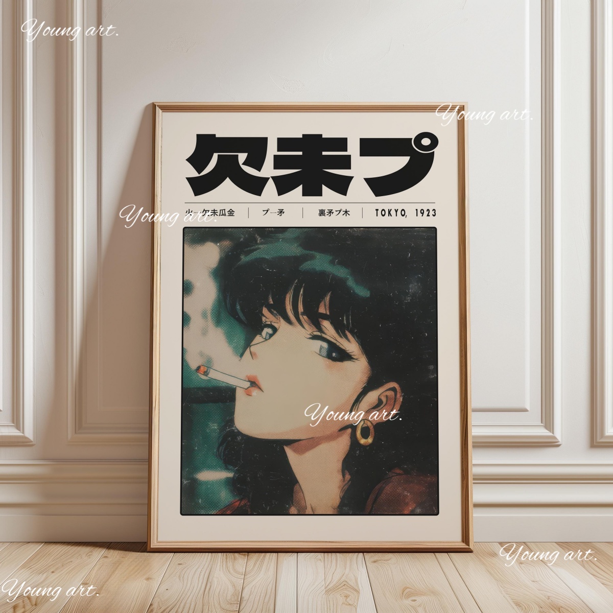 Японский постер с манга-принта – обзор и цена Home Decor Japandi Style