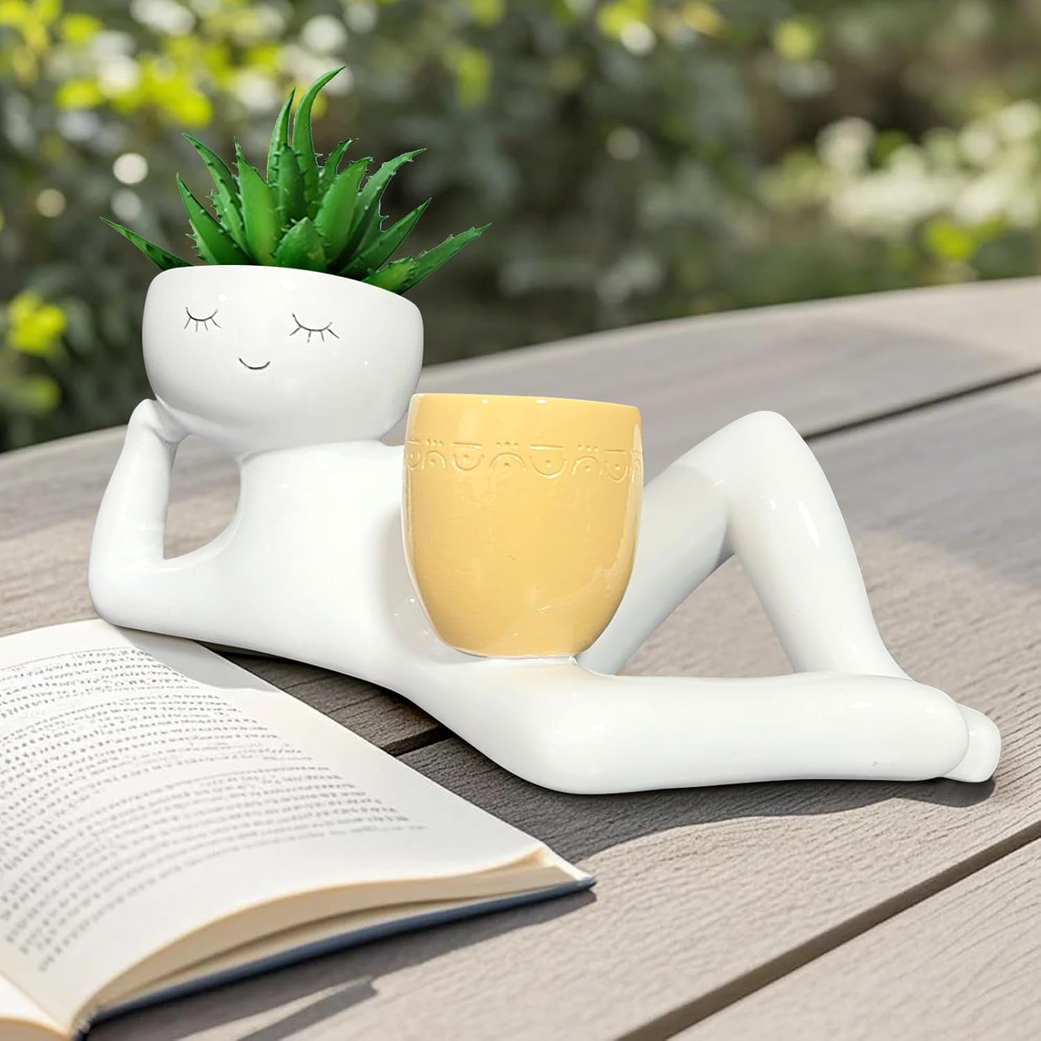 Уникальный кашпо «Ленивый малы – обзор и цена Succulent Planter Pot