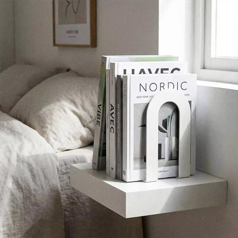 1 пара L-образных железных под – обзор и цена Aesthetic Bookend