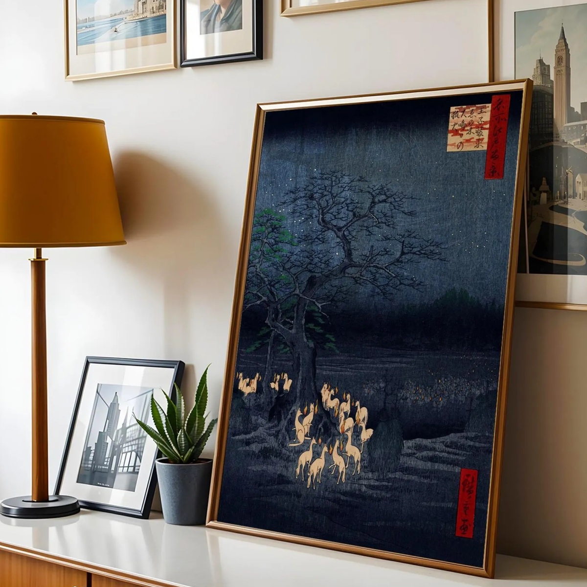 Японский ретро постер с принто – обзор и цена Home Decor Japandi Style