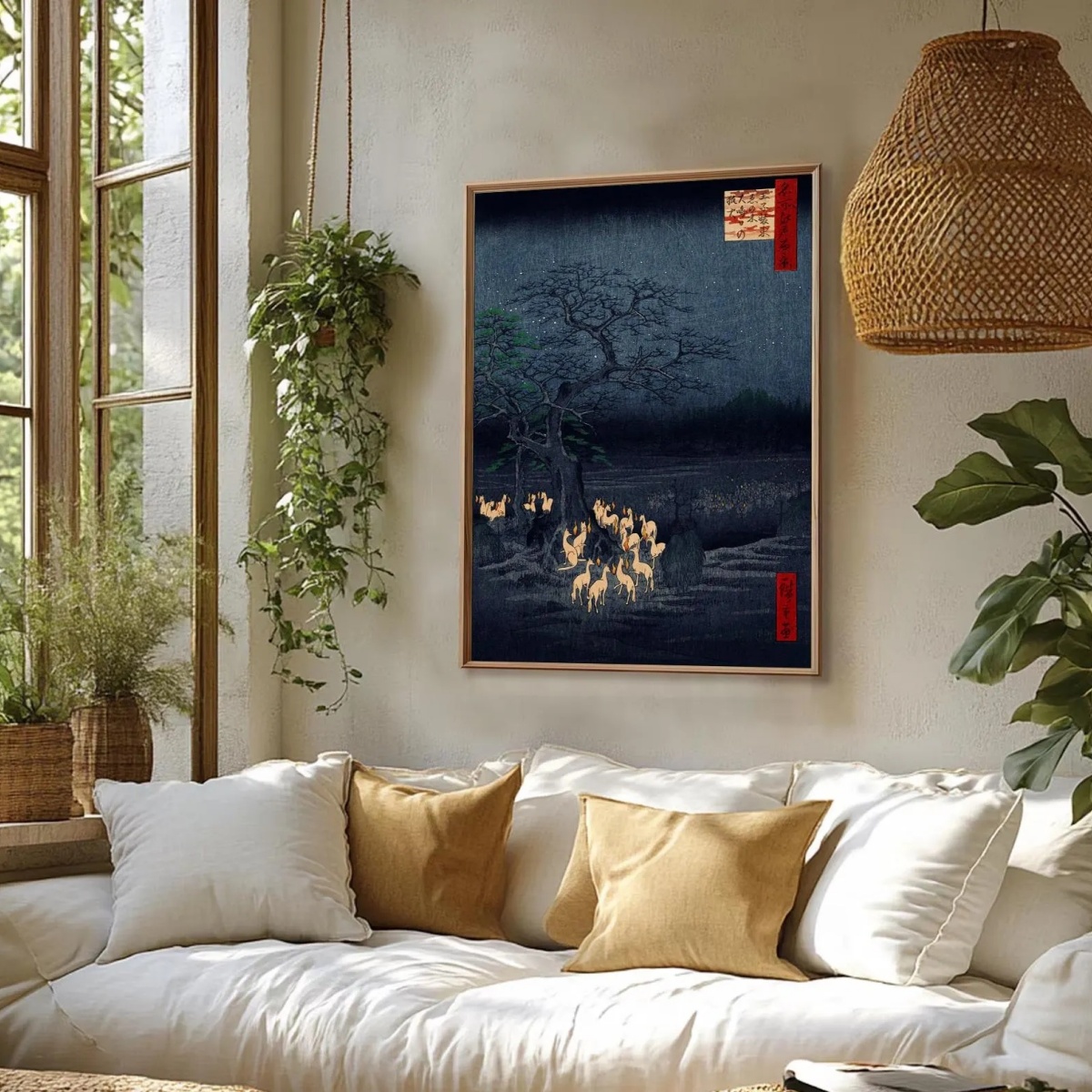 Японский ретро постер с принто – обзор и цена Home Decor Japandi Style
