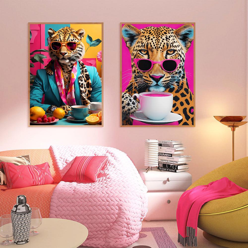 Настенный постер «Леопардовый  – обзор и цена Home Decor Dopamine