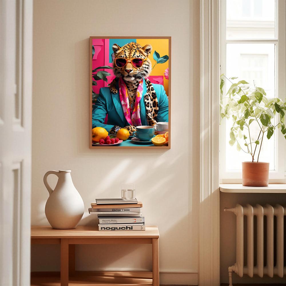Настенный постер «Леопардовый  – обзор и цена Home Decor Dopamine