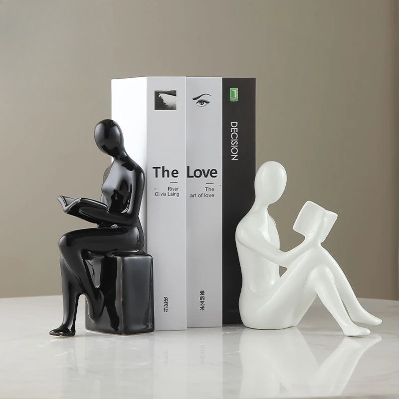 Керамические фигурки читателей – обзор и цена Aesthetic Bookend