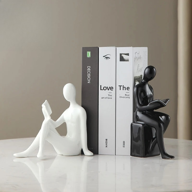 Керамические фигурки читателей – обзор и цена Aesthetic Bookend