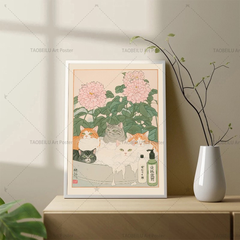 Постер на холсте с японской ко – обзор и цена Home Decor Japandi Style