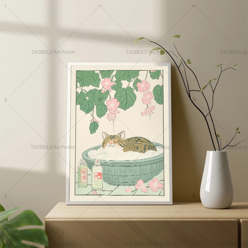 Постер на холсте с японской ко – обзор и цена Home Decor Japandi Style