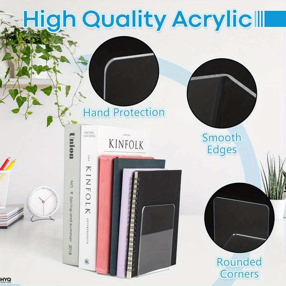 Набор из 4/8 прозрачных акрило – обзор и цена Aesthetic Bookend