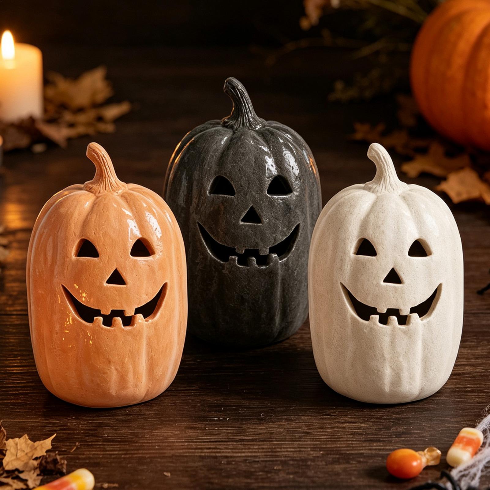 Хэллоуинские тыквы ручной рабо – обзор и цена Home Decor Halloween