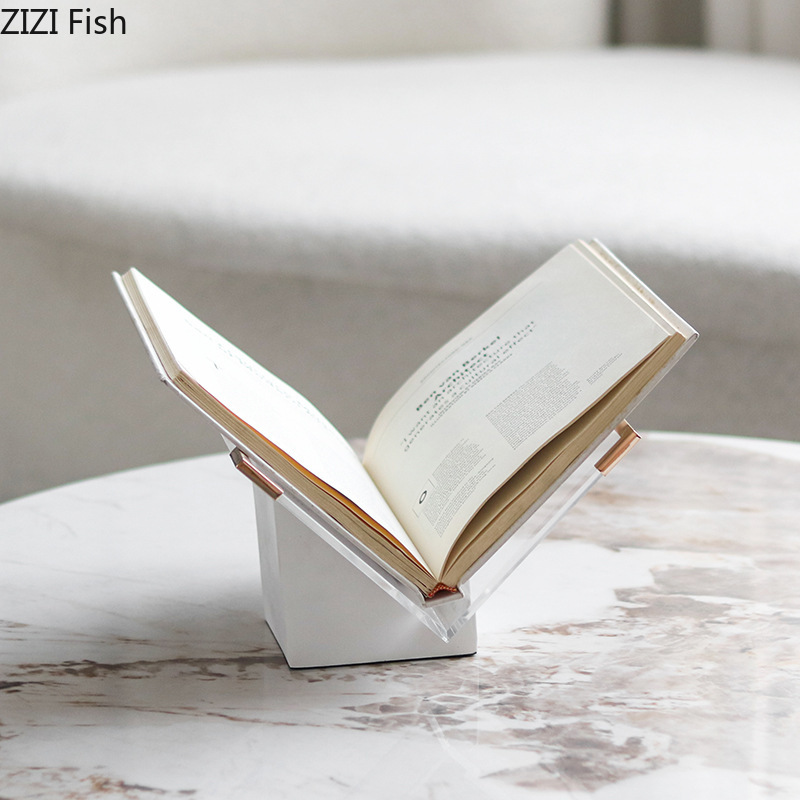 Мраморная акриловая подставка  – обзор и цена Aesthetic Bookend