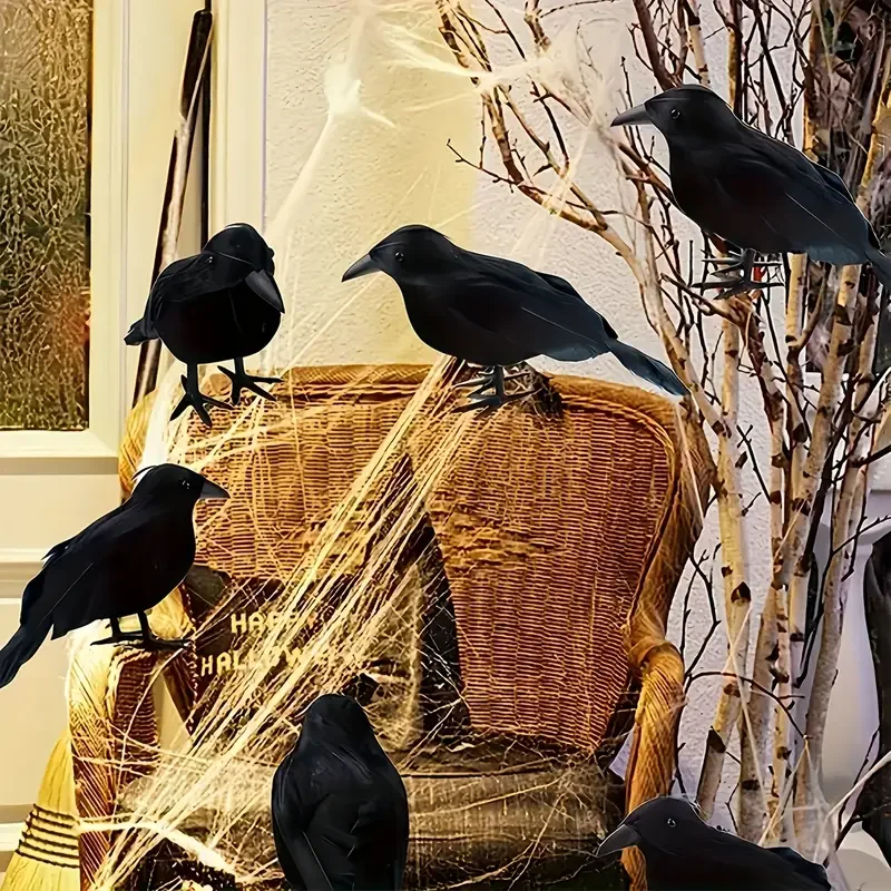 1 шт. Черная воронья-фигурка д – обзор и цена Home Decor Halloween