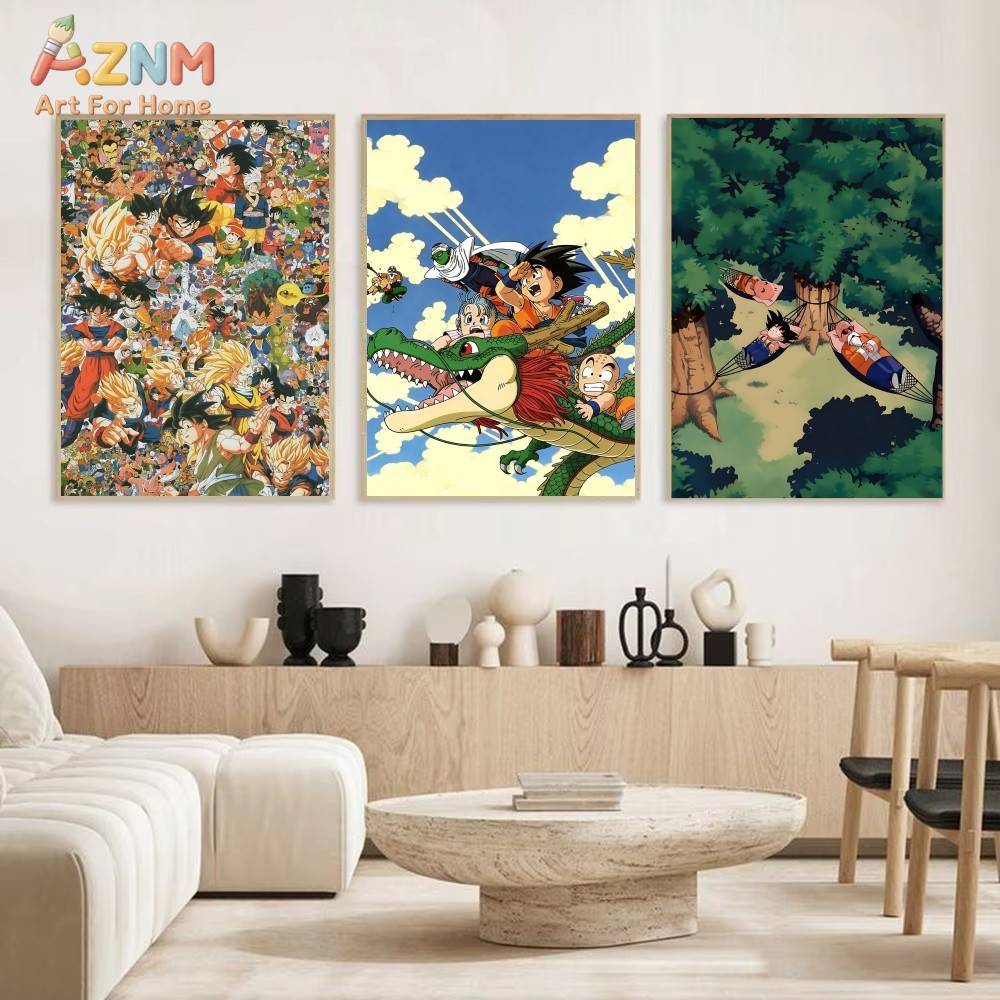 AZNM Dragon Ball Z, холст без  – обзор и цена Geometric Wall Art