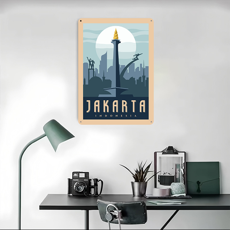 Металлический постер «Джакарта – обзор и цена Home Decor Jakarta