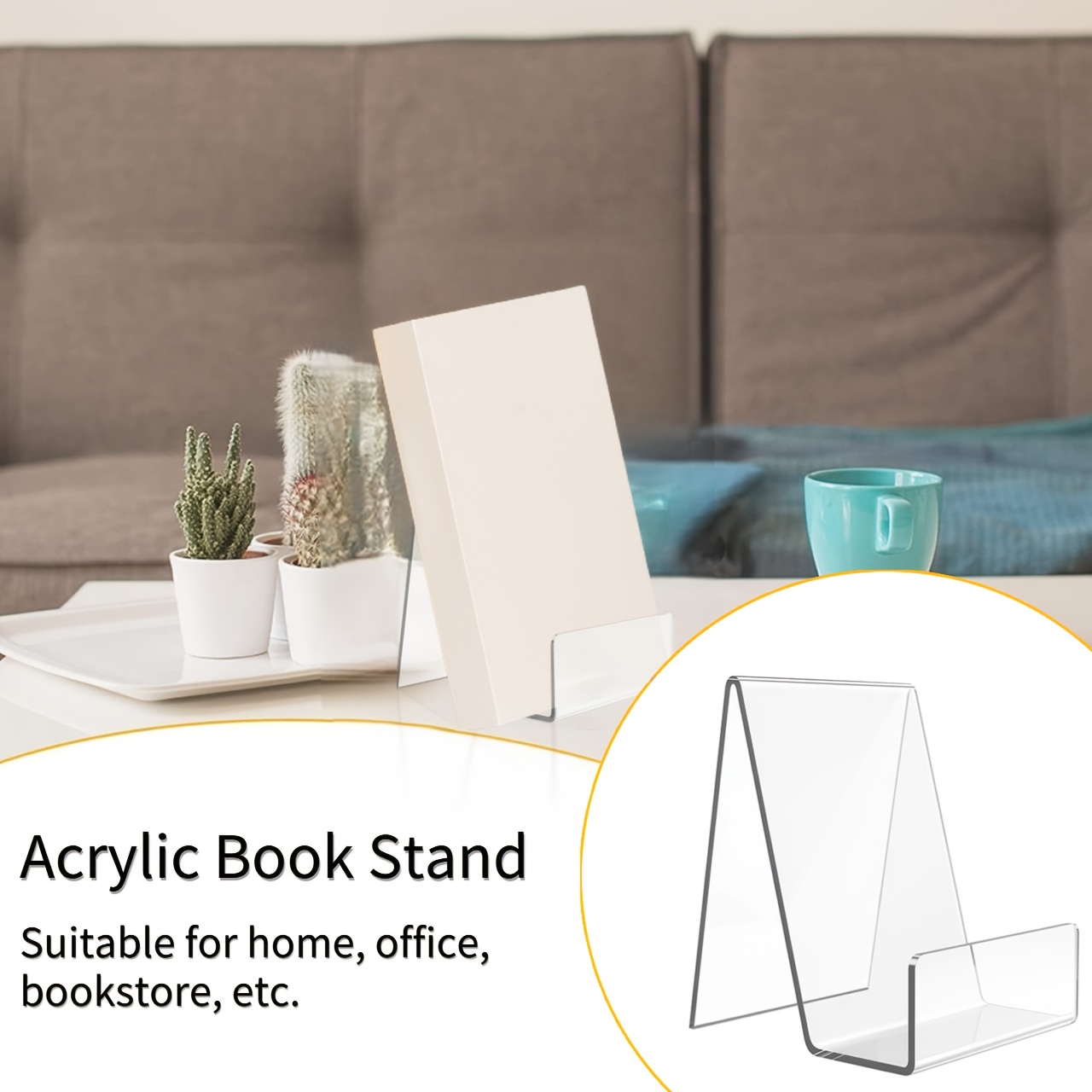 Набор из 4/8 прозрачных акрило – обзор и цена Aesthetic Bookend