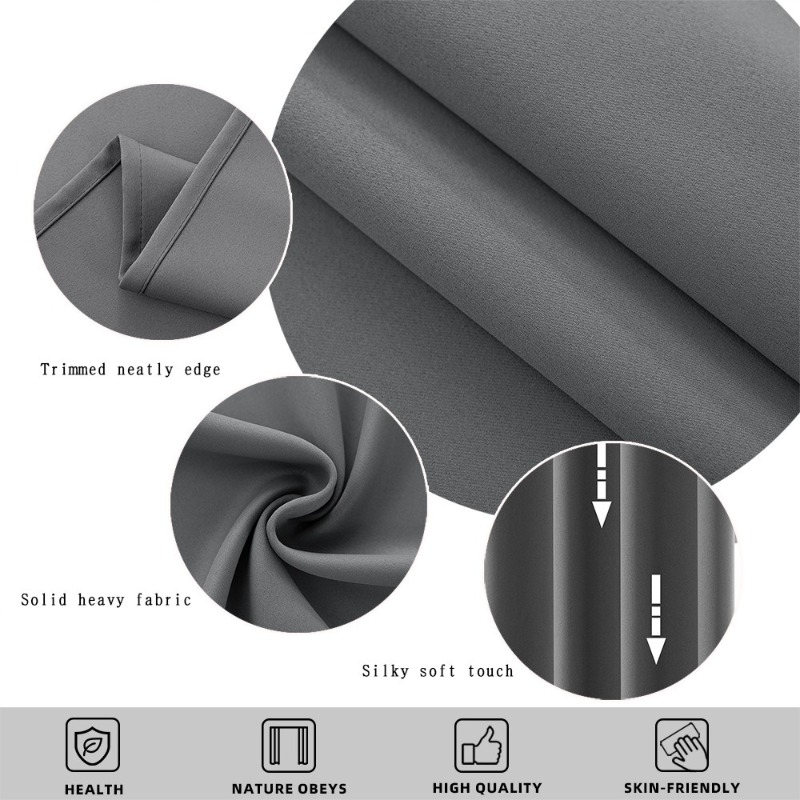 1 шт. Современные однотонные ш – обзор и цена Blackout Curtains