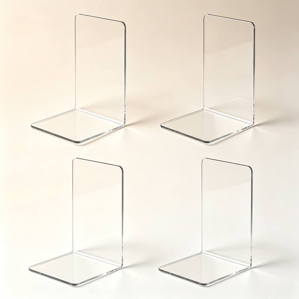 6 шт. прозрачных акриловых под – обзор и цена Aesthetic Bookend
