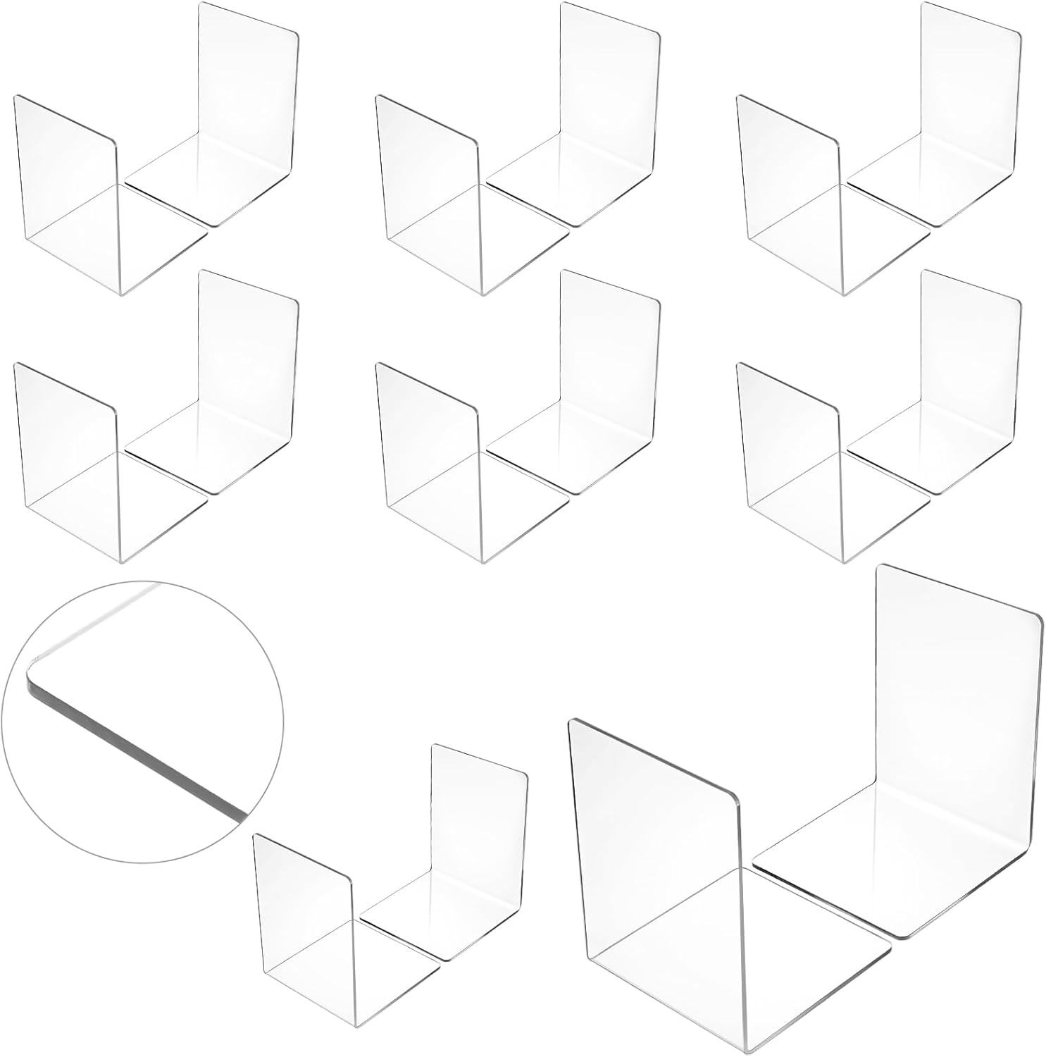 2-8 шт. Прозрачные акриловые L – обзор и цена Aesthetic Bookend