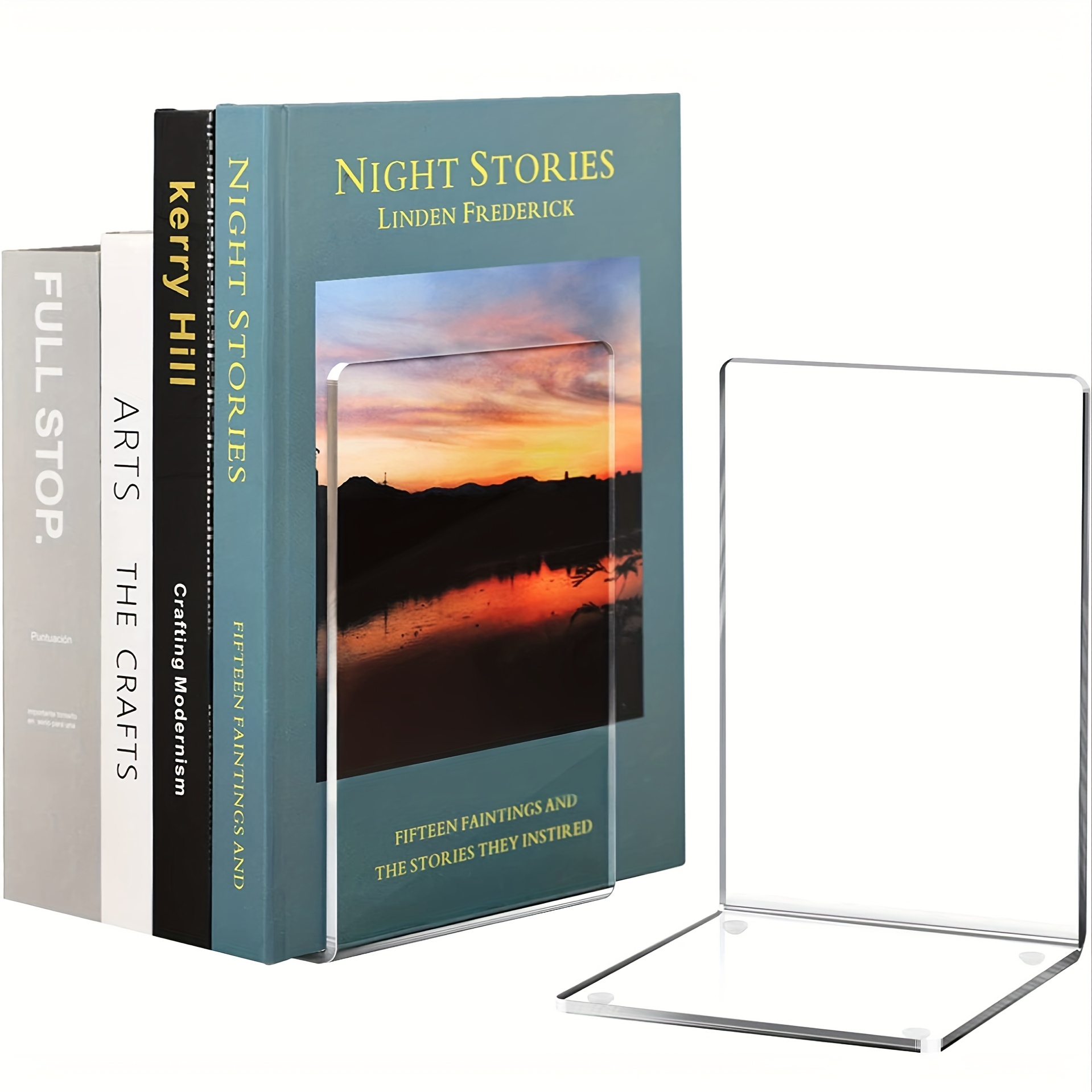 2-8 шт. Прозрачные акриловые L – обзор и цена Aesthetic Bookend