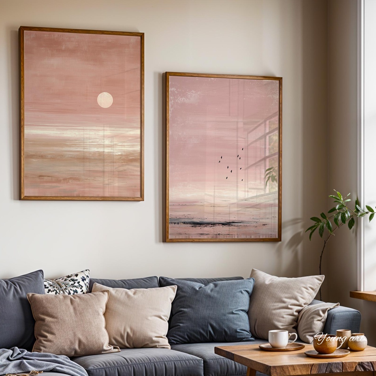 Набор из 2-х японских абстракт – обзор и цена Home Decor Japandi Style
