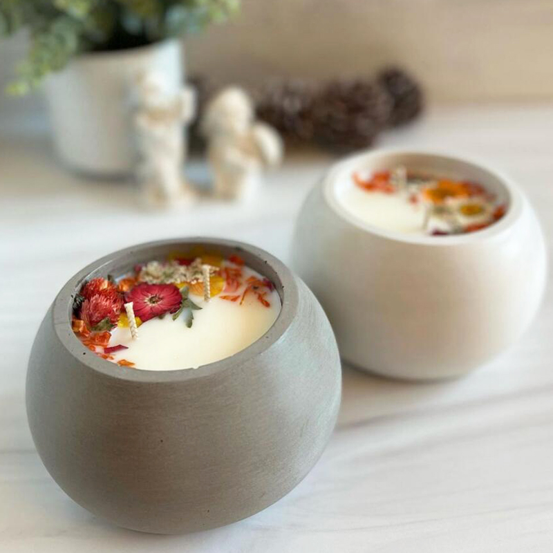 Круглая бетонная банка для све – обзор и цена Succulent Planter Pot